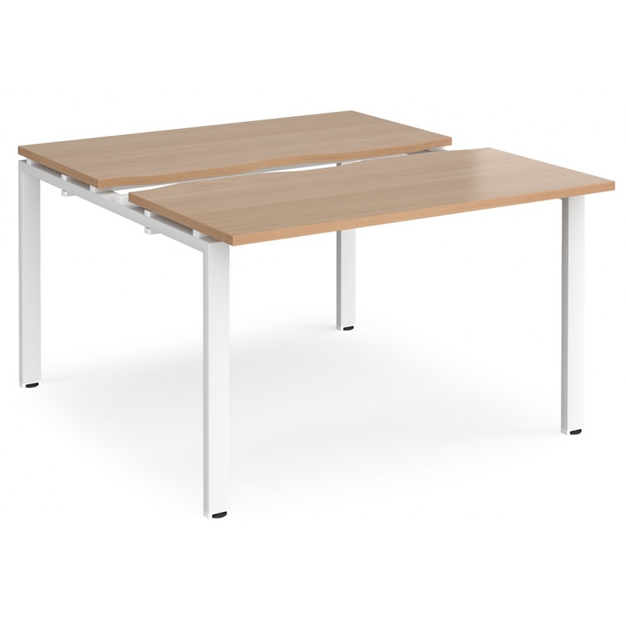 Adapt 1200mm Deep Sliding Top Double Starter Bench Desk